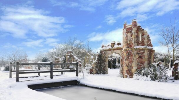 Capel Manor Gardens at Christmas time