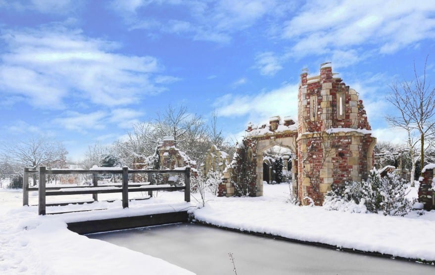 Capel Manor Gardens at Christmas time
