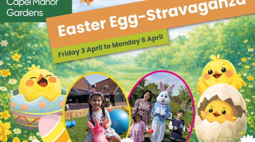 Summery setting with Chicks hatching