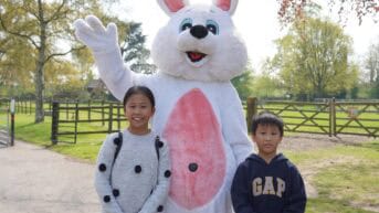 Kids with the Easter Bunny