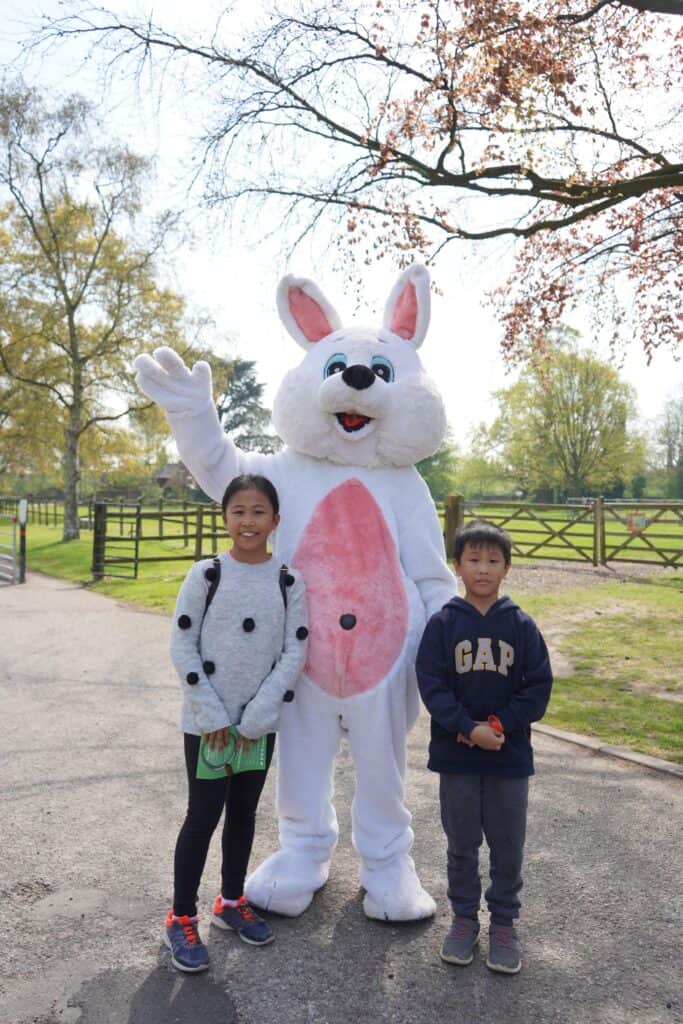 Kids with the Easter Bunny